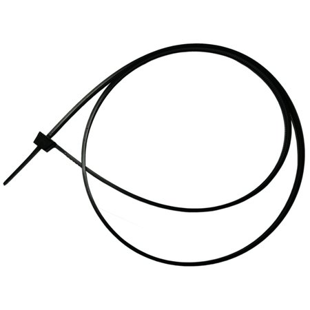 MIDWEST FASTENER 34" Black Nylon Plastic Cable Ties 50PK 08070